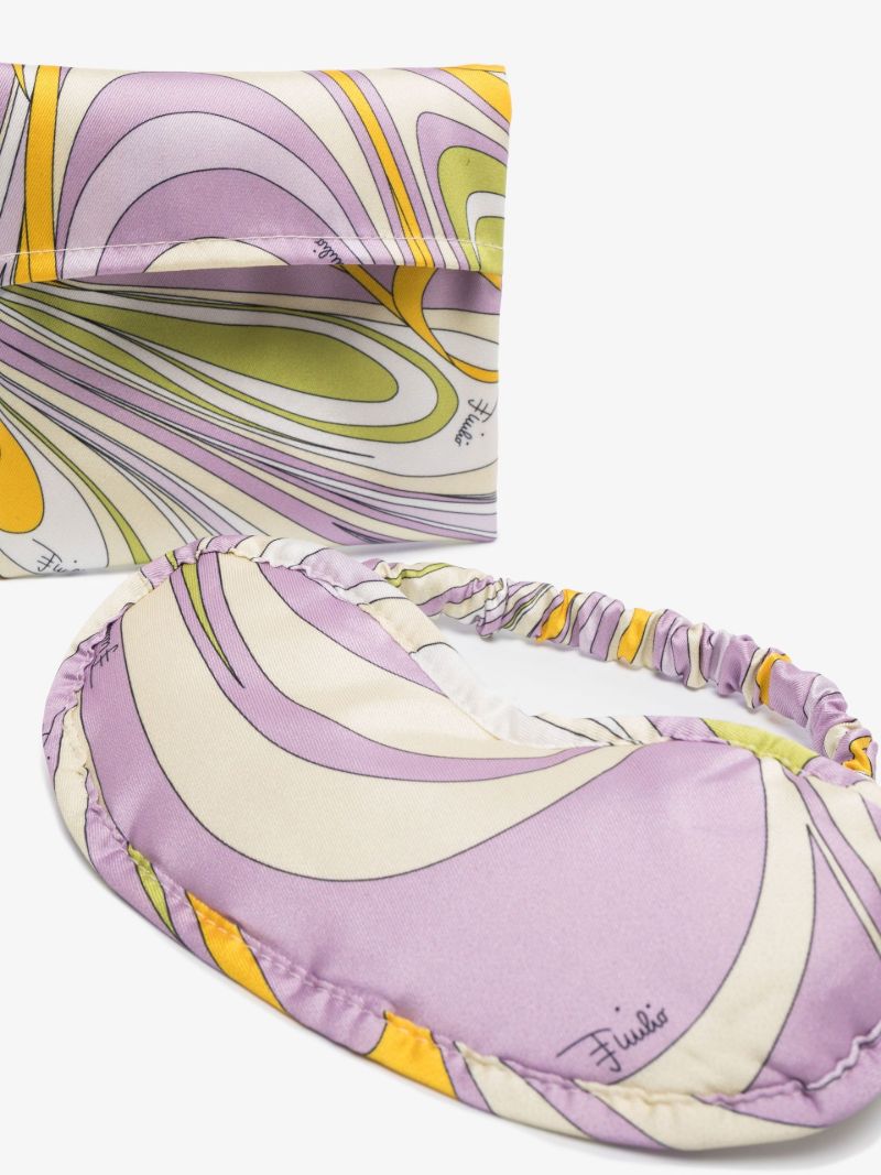 Purple Onde-print Sleep Set