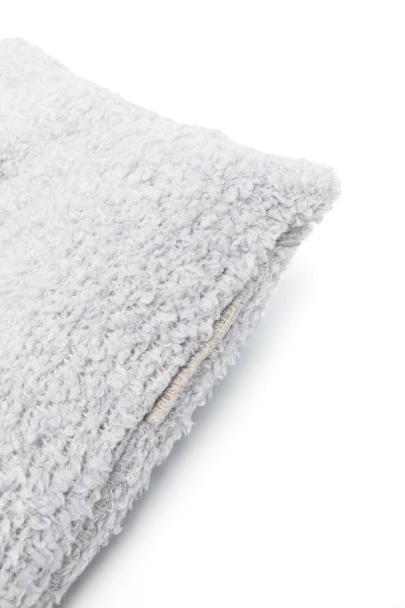 Grey Cashmere Knit Cushion
