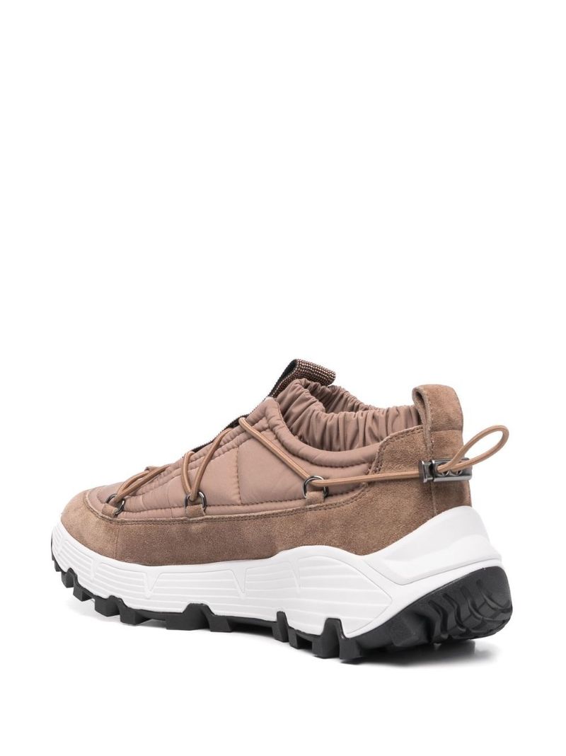 Brown Trekk Suede Sneakers