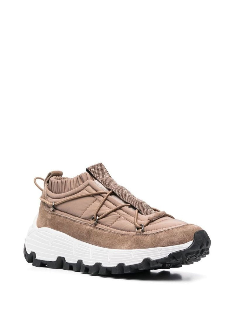 Brown Trekk Suede Sneakers
