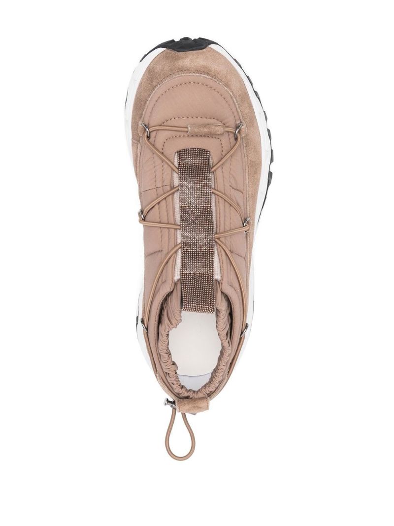 Brown Trekk Suede Sneakers
