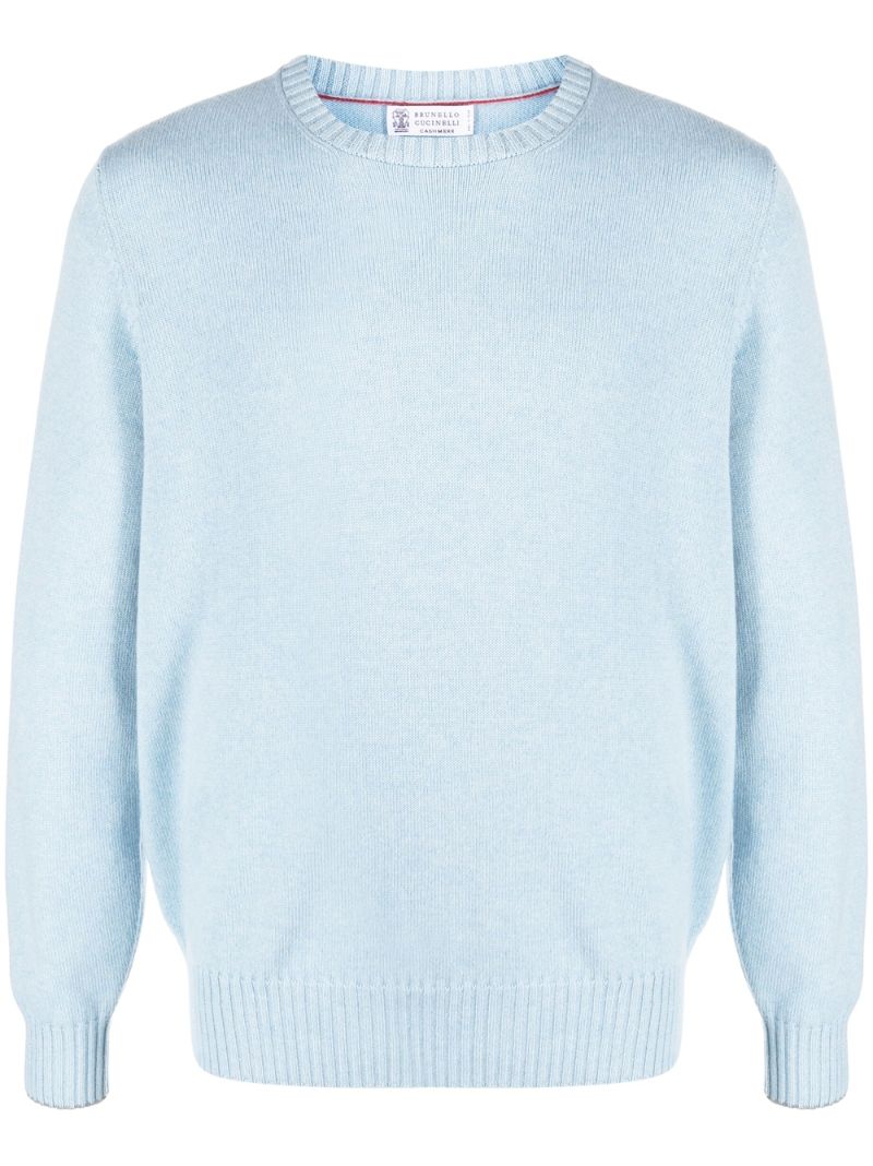 Blue Cashmere Sweater