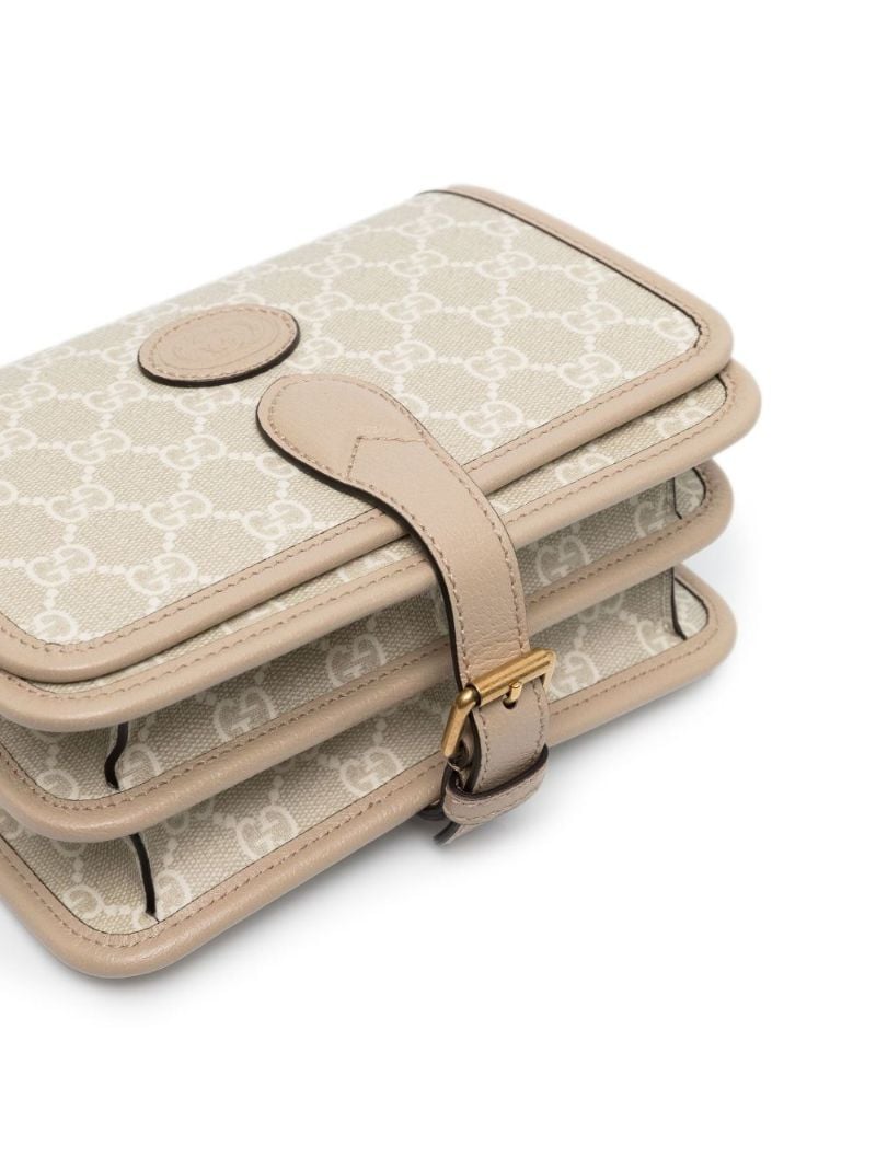 Neutral Gg Supreme Mini Messenger Bag