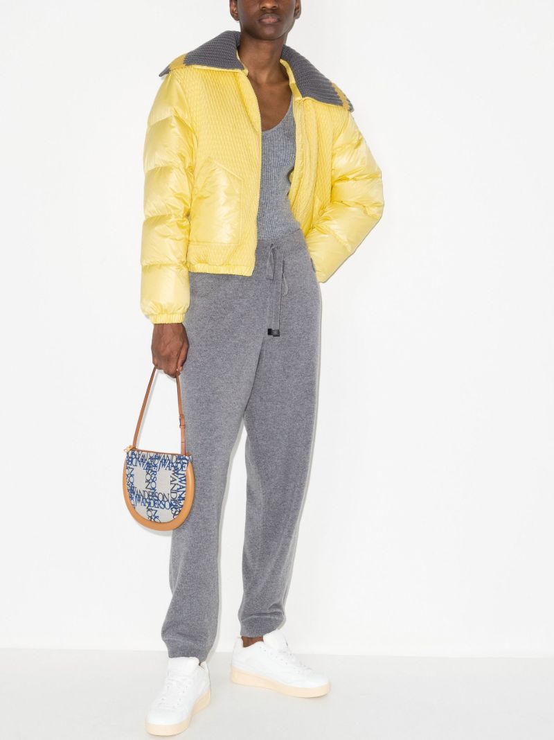 Yellow Arpont Quilted Puffer Jacket