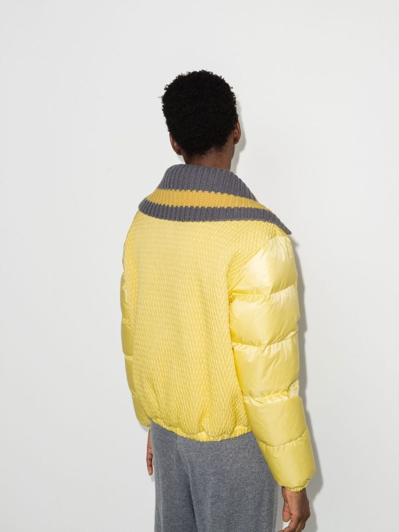 Yellow Arpont Quilted Puffer Jacket