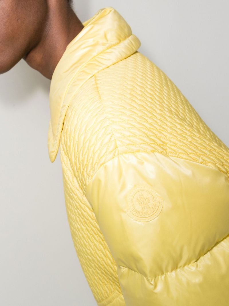 Yellow Arpont Quilted Puffer Jacket