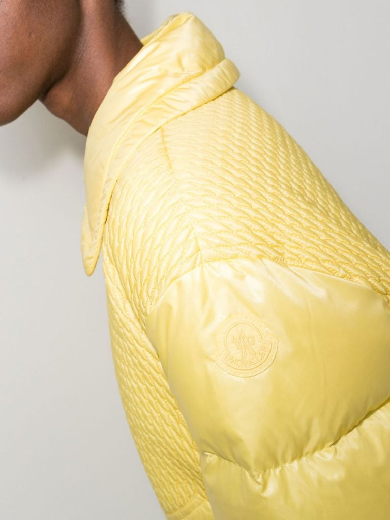 Yellow Arpont Quilted Puffer Jacket