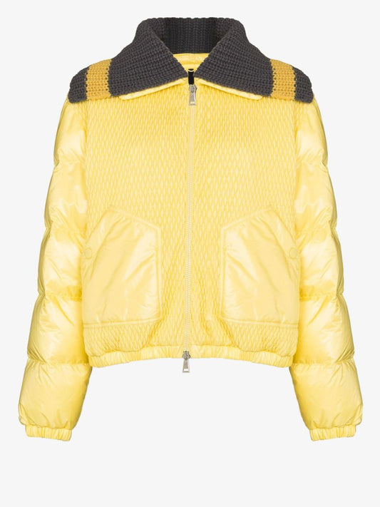 Yellow Arpont Quilted Puffer Jacket