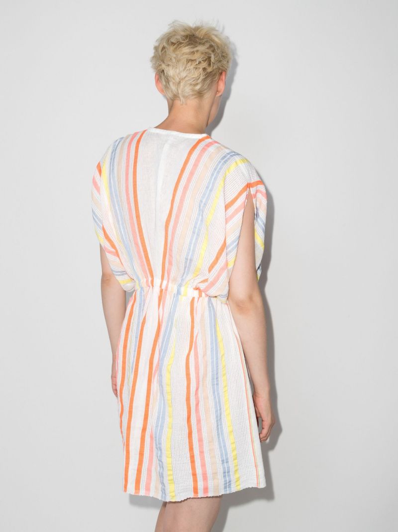 White Tirunesh Cotton Mini Dress