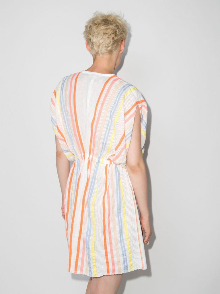 White Tirunesh Cotton Mini Dress