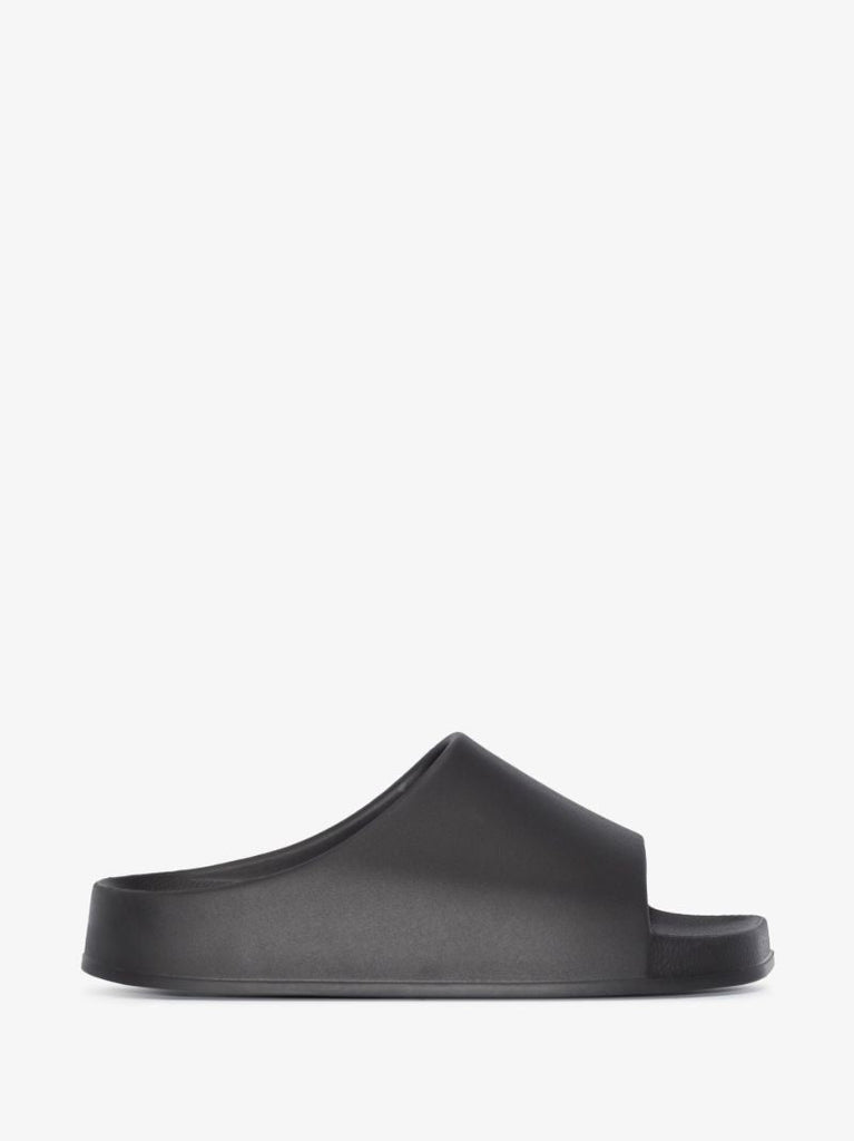 Black Brighton Flat Slides