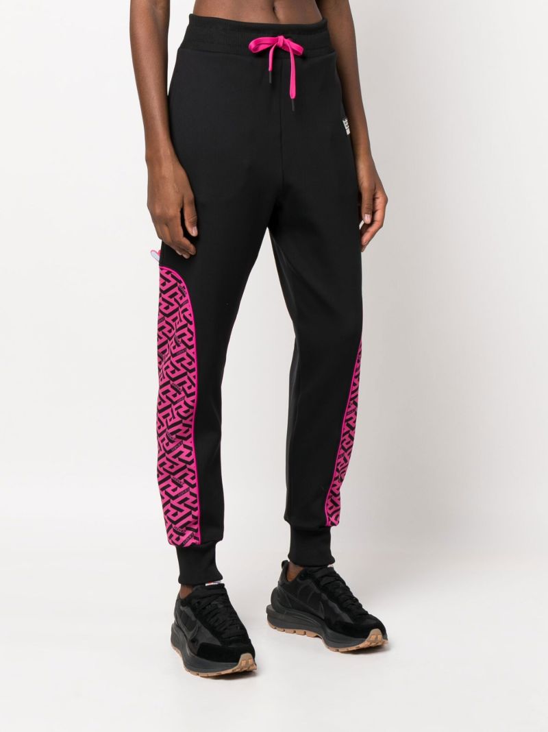 Black Greca Track Pants