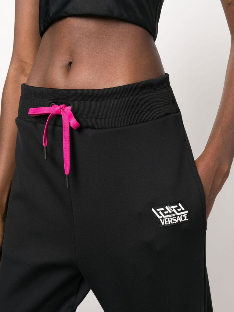 Black Greca Track Pants