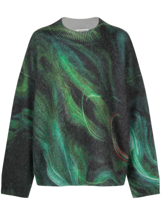 X Kamil Abbas X Browns Focus Green Rezyane Sweater