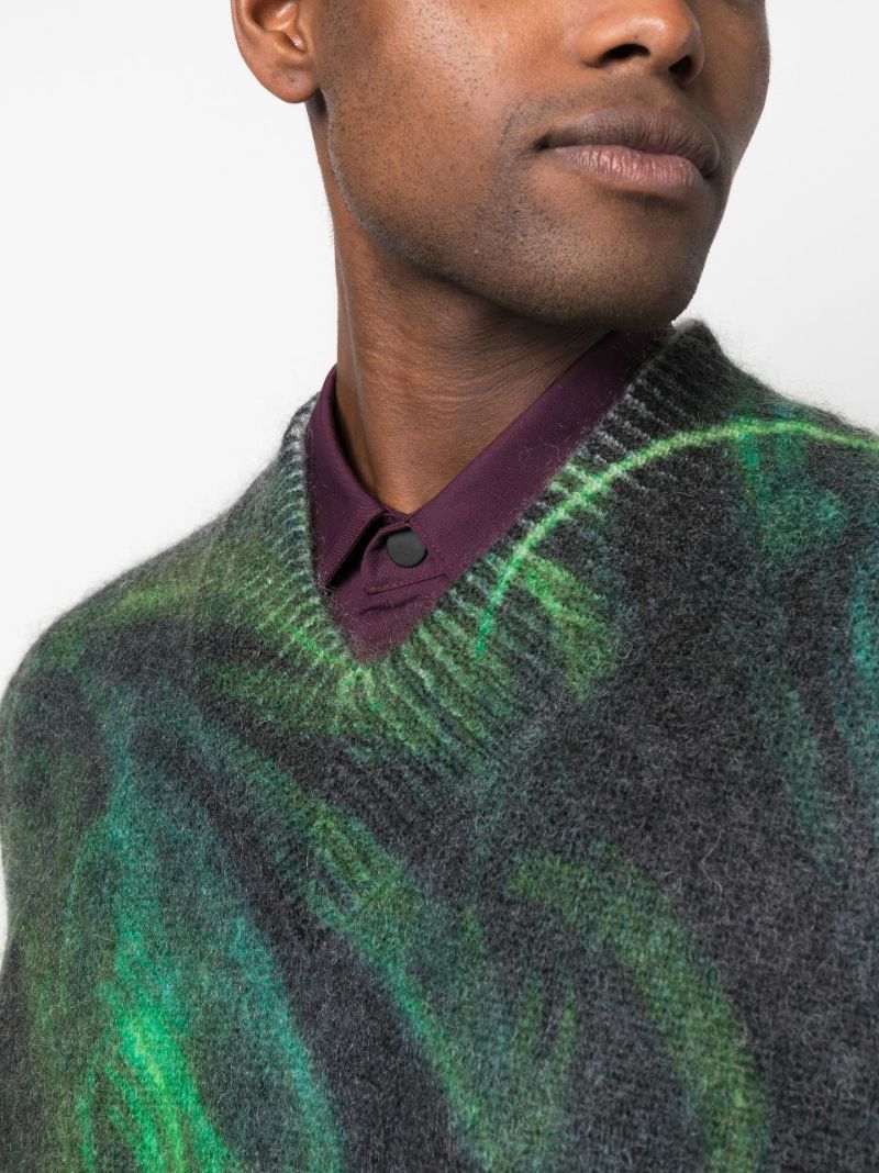 X Kamil Abbas X Browns Focus Green Rezyane Sweater Vest