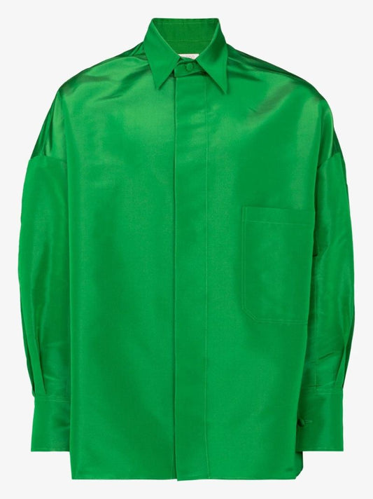 Long Sleeve Silk Shirt