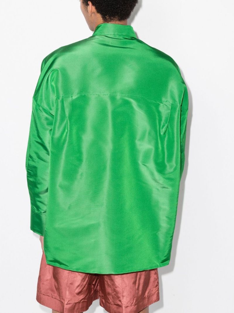 Long Sleeve Silk Shirt