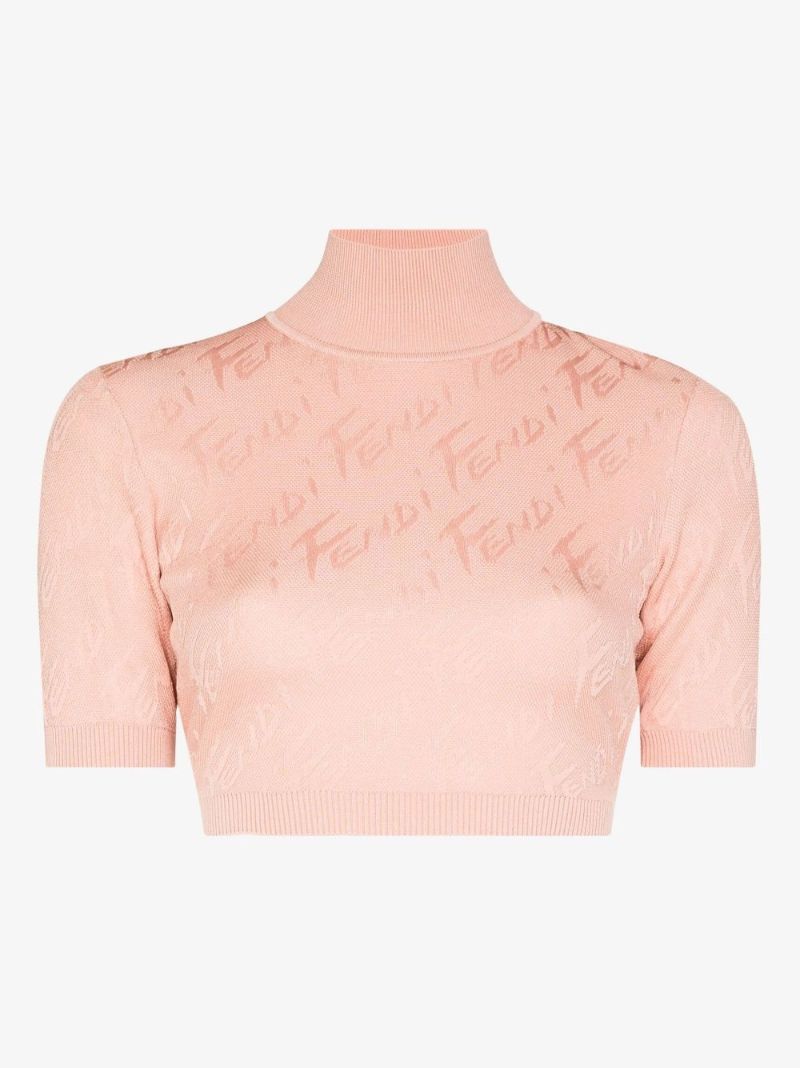 Brushed Logo Crop Top
