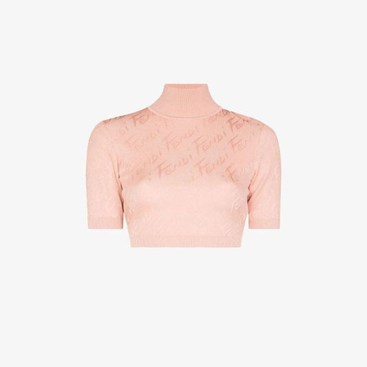Brushed Logo Crop Top