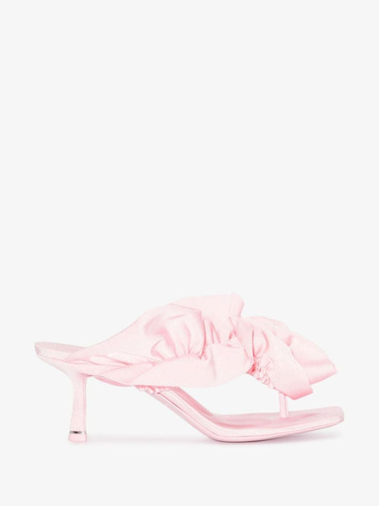 Pink Celeste 30 Ruffle Trim Sandals