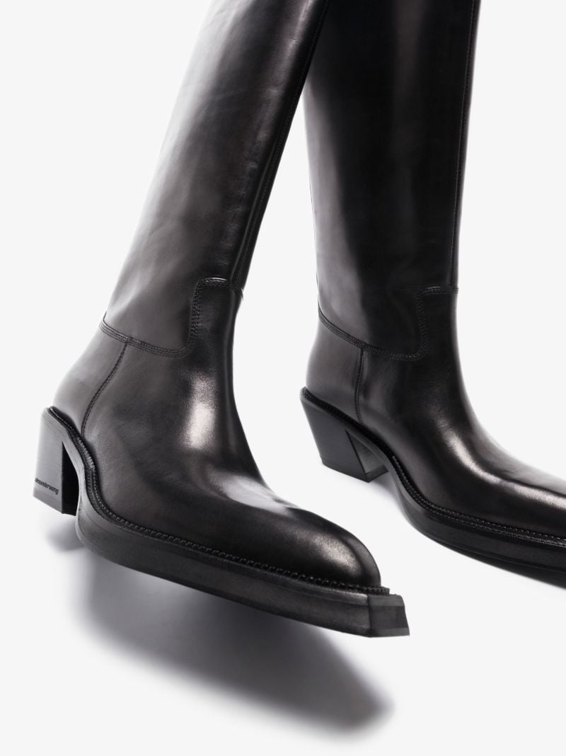 Black Donovan 55 Leather Knee-high Boots