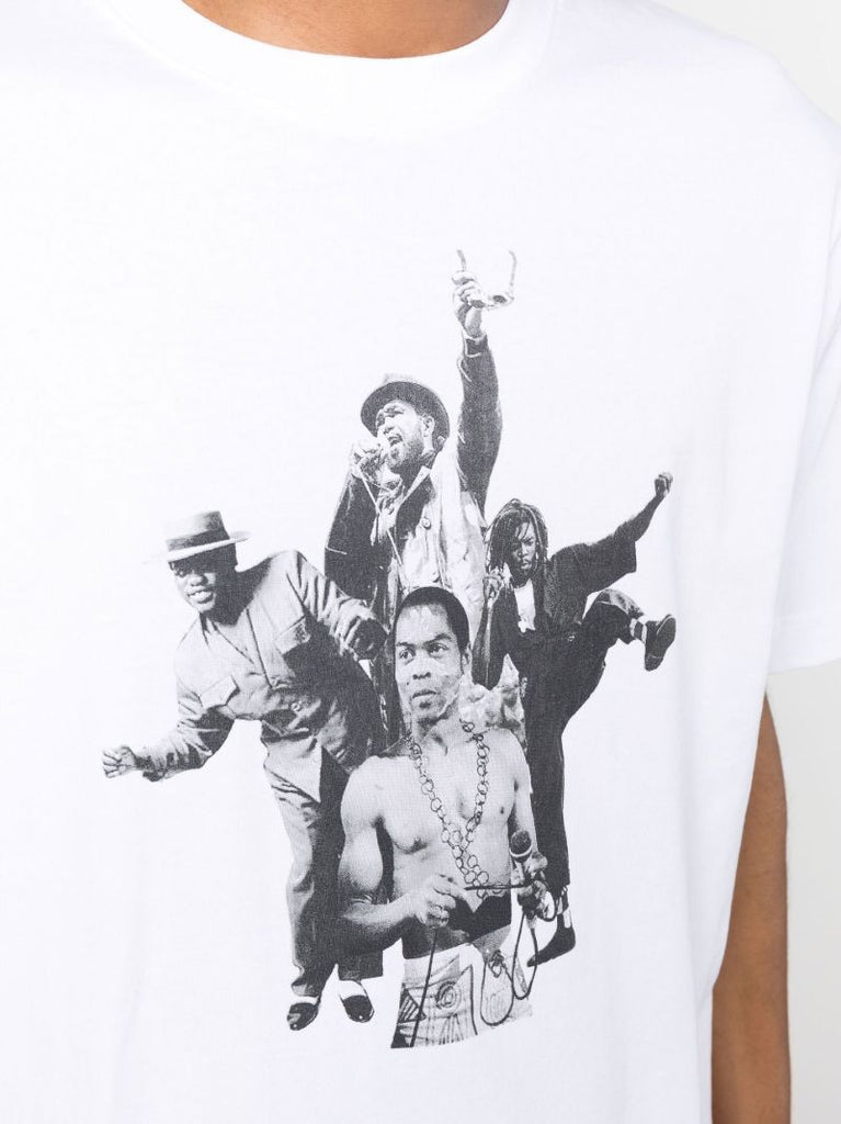 White Printed Organic Cotton T-shirt
