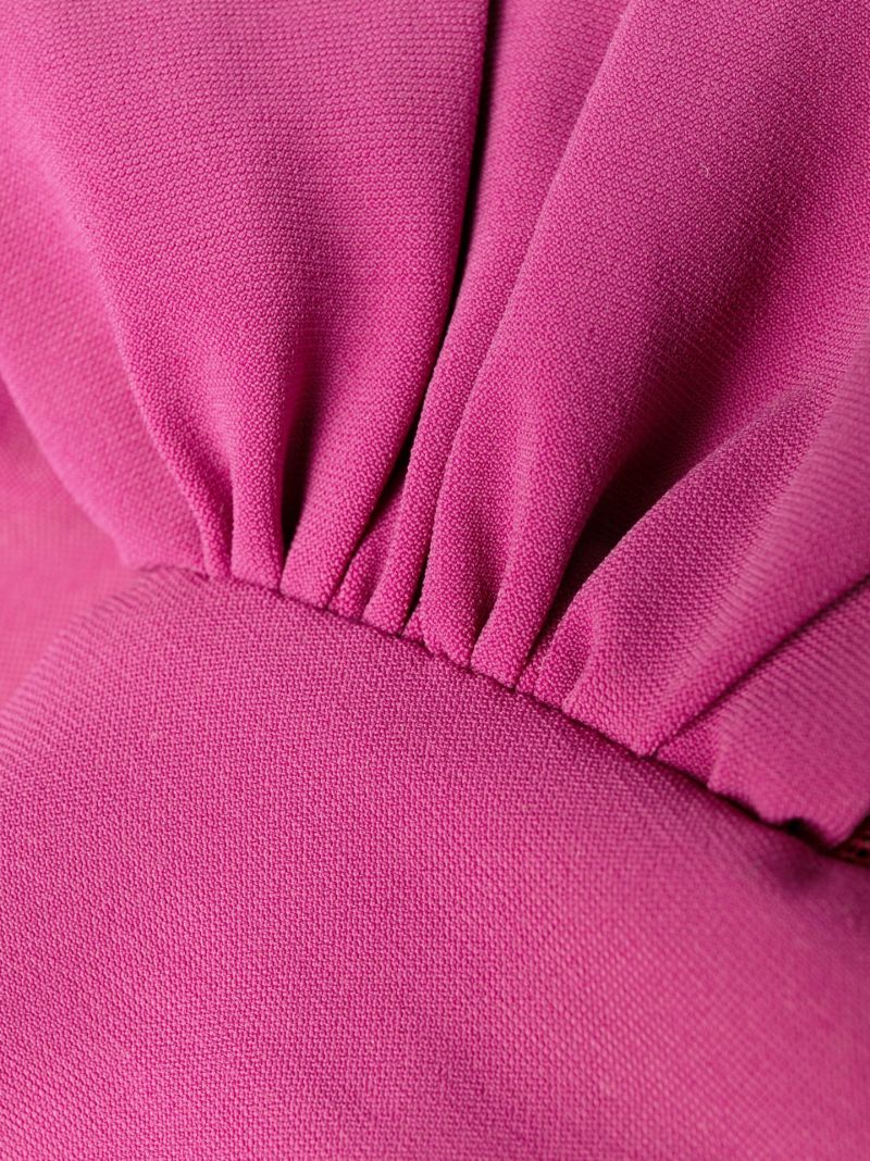 Pink Ruched Swimsuit