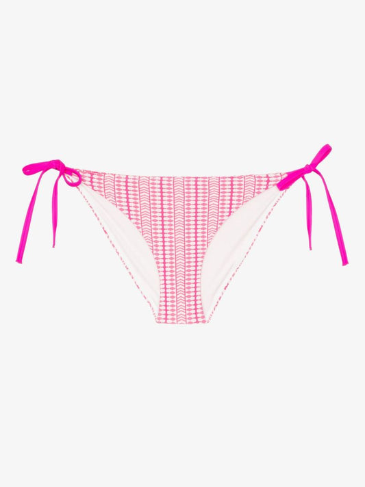 Pink Lola Printed String Bikini Bottoms