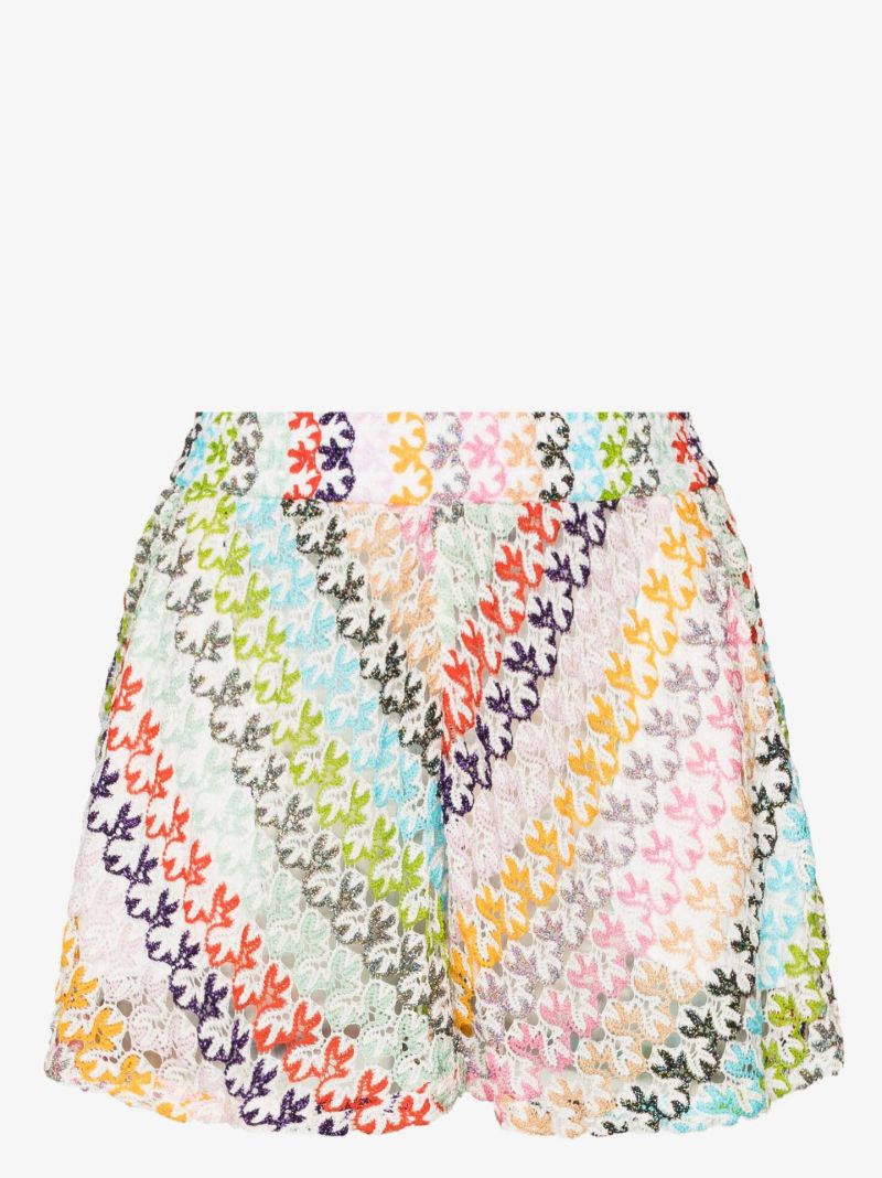 Crochet-knit Shorts