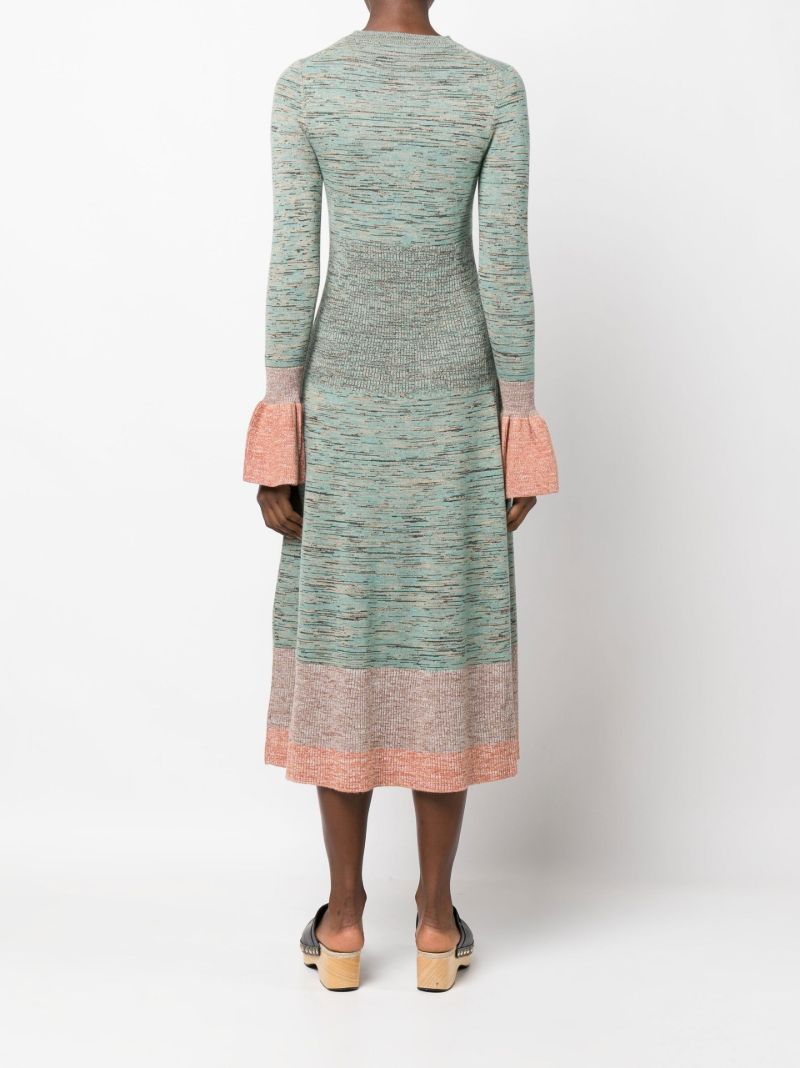 Green Nathalie MÃ_x0083_Â©lange Dress
