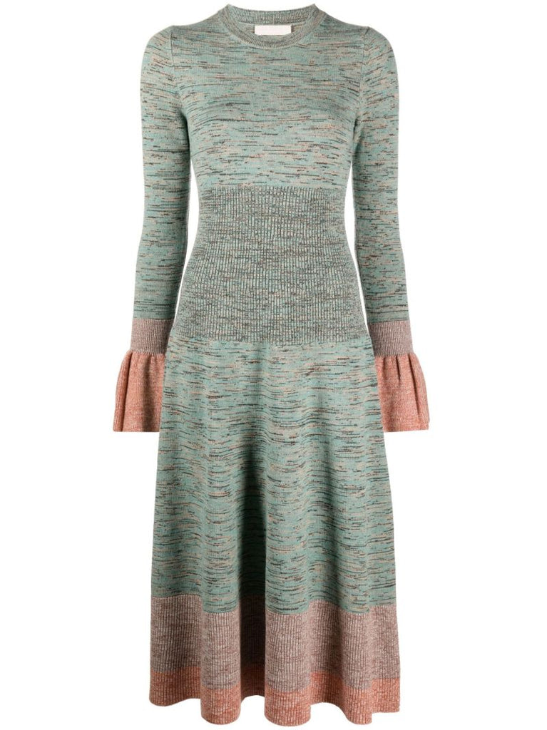 Green Nathalie MÃ_x0083_Â©lange Dress