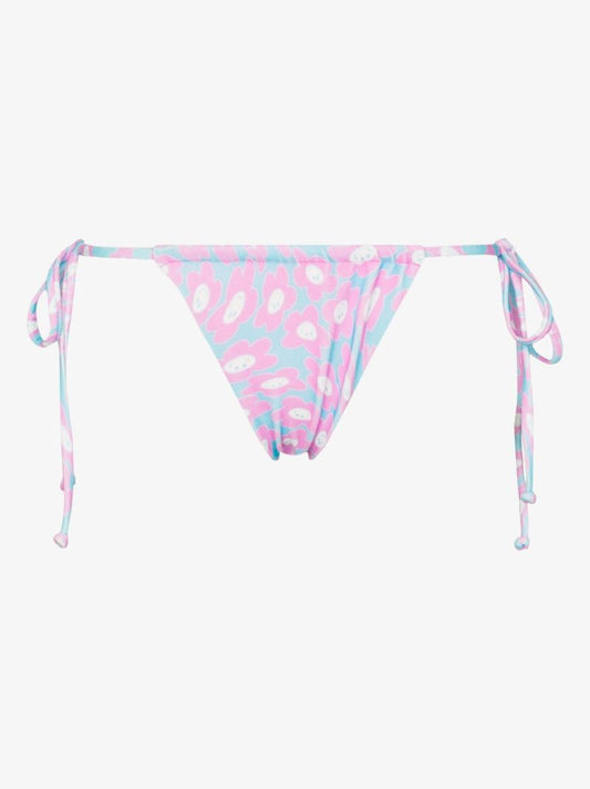 Tia Floral Print Terry Bikini Bottoms