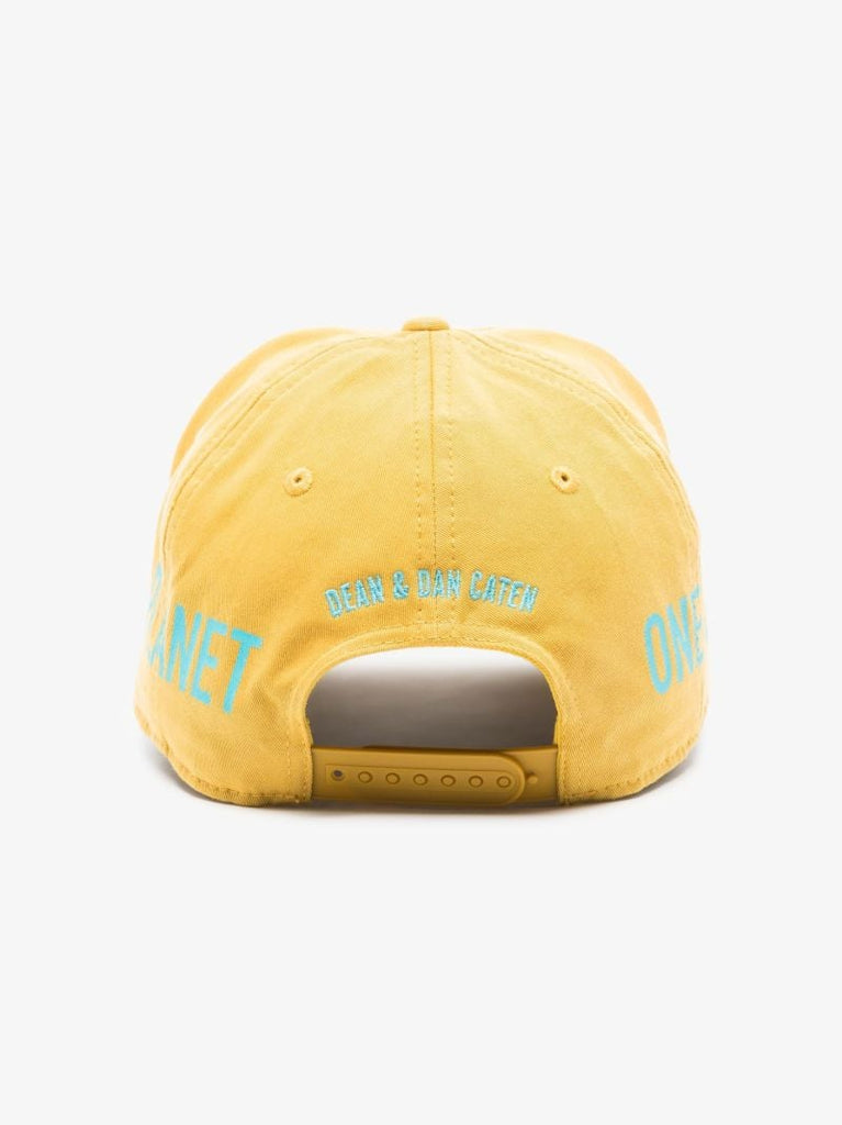 Yellow One Planet Baseball Cap