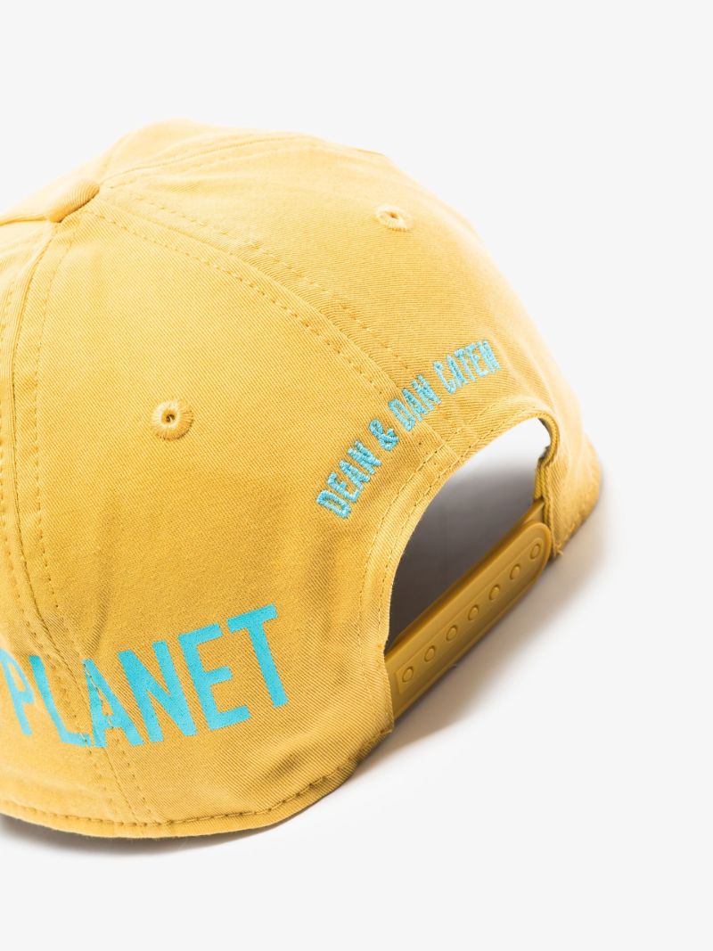 Yellow One Planet Baseball Cap