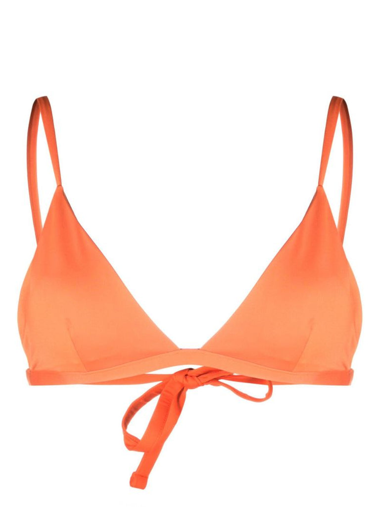 Orange Genoa Triangle Bikini Top