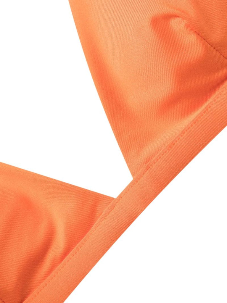 Orange Genoa Triangle Bikini Top