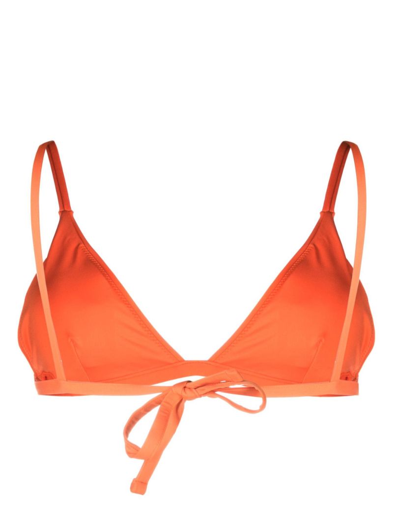 Orange Genoa Triangle Bikini Top