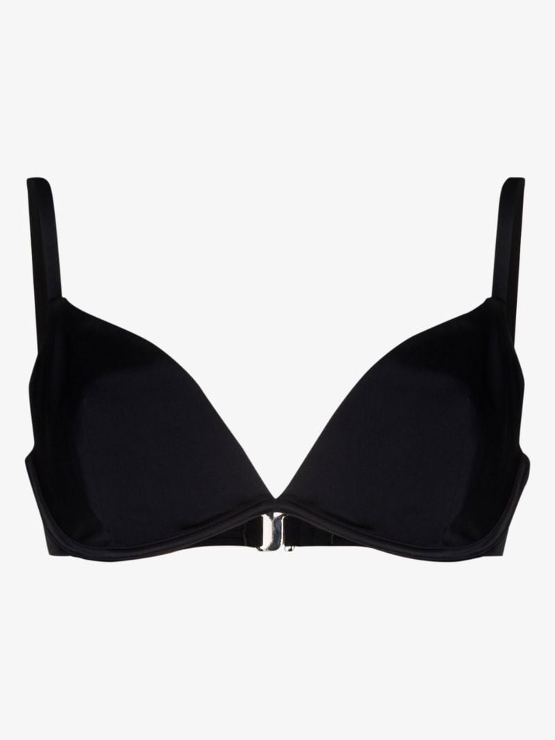 Black the Triangle Bikini Top