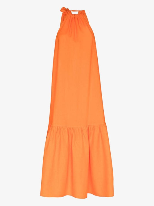 Ibiza Organic Linen Maxi Dress