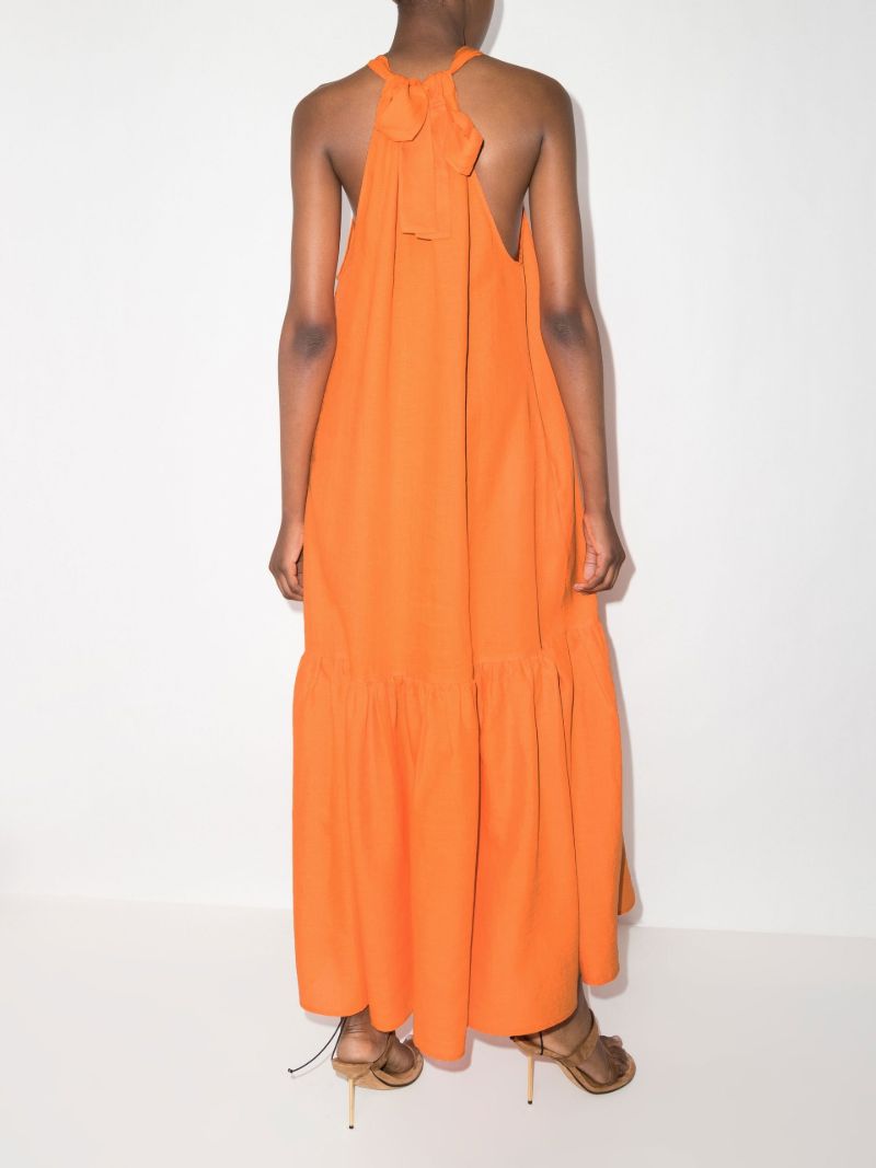 Ibiza Organic Linen Maxi Dress