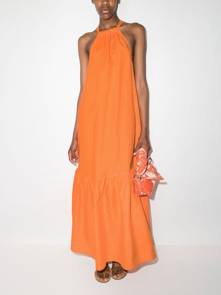 Ibiza Organic Linen Maxi Dress