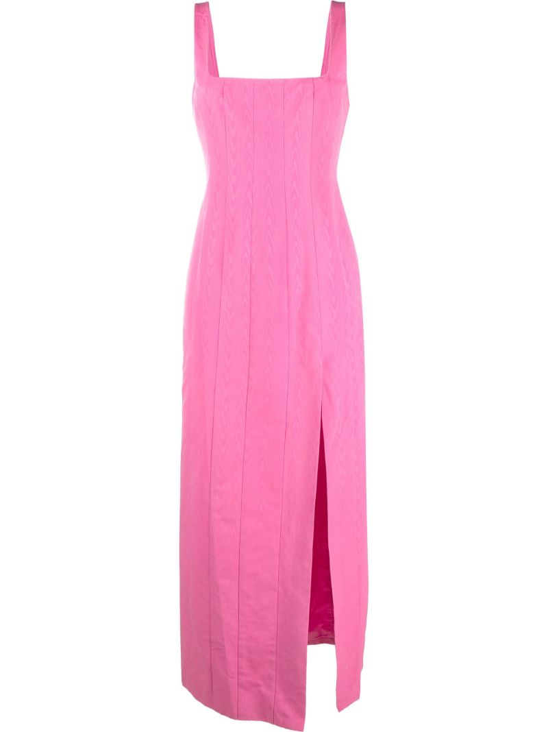 Pink Portrait Column Cotton Dress