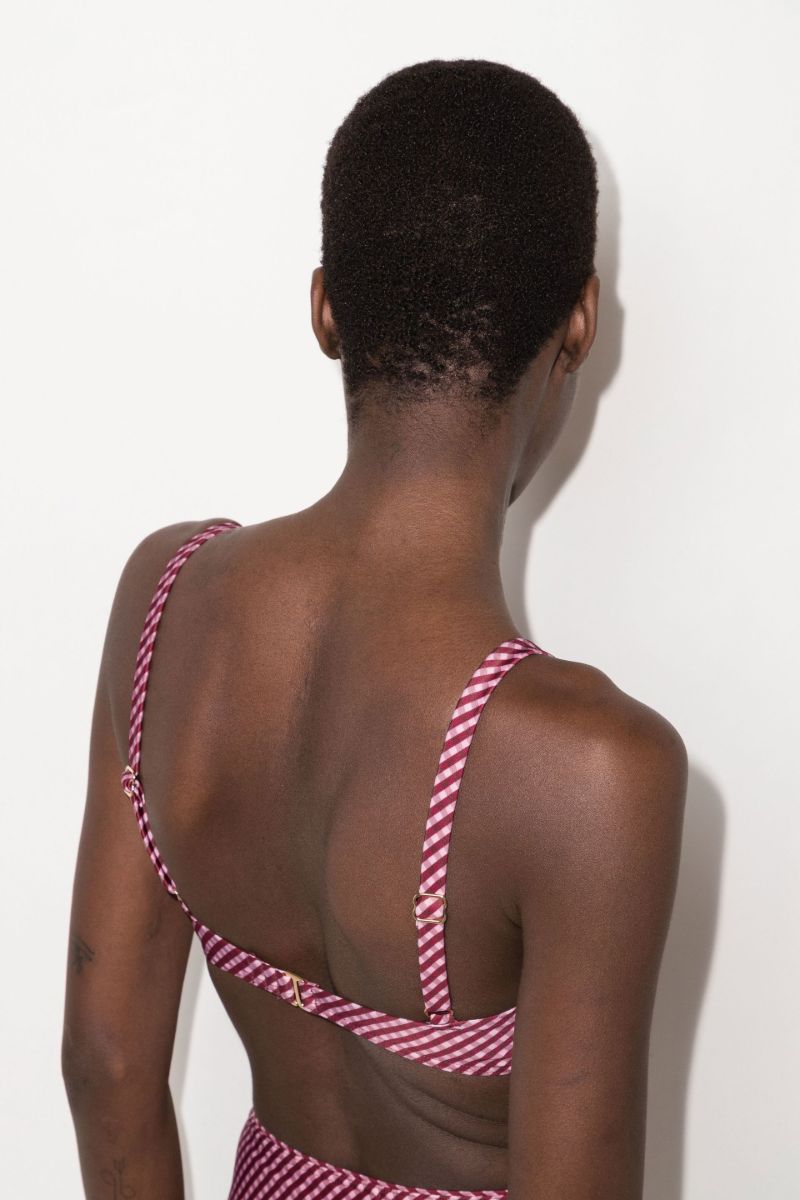 Wafer Print Bikini Top