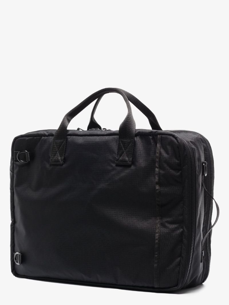 Black Ceresio 9 3-way Logo Briefcase