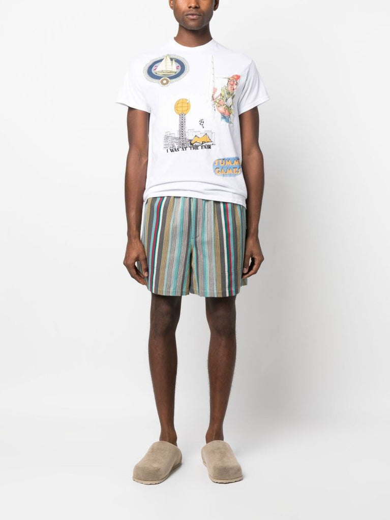 White Tommy Printed T-shirt