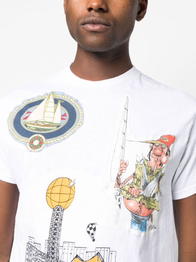 White Tommy Printed T-shirt