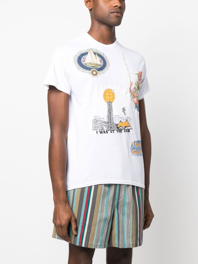 White Tommy Printed T-shirt