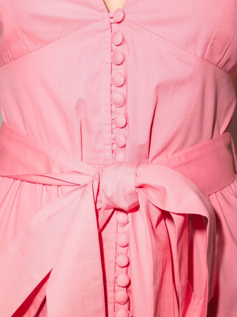 Pink Celeste Belted Mini Dress