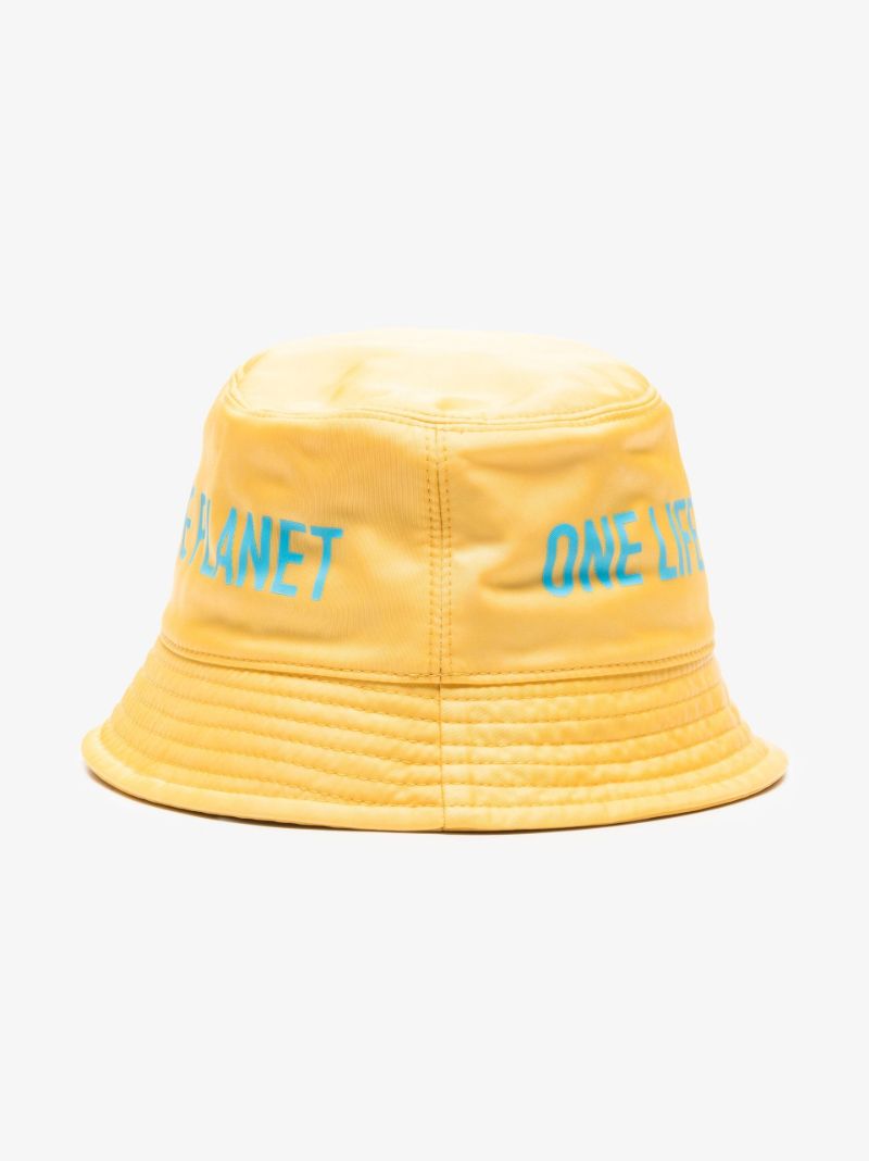 Yellow One Planet Bucket Hat