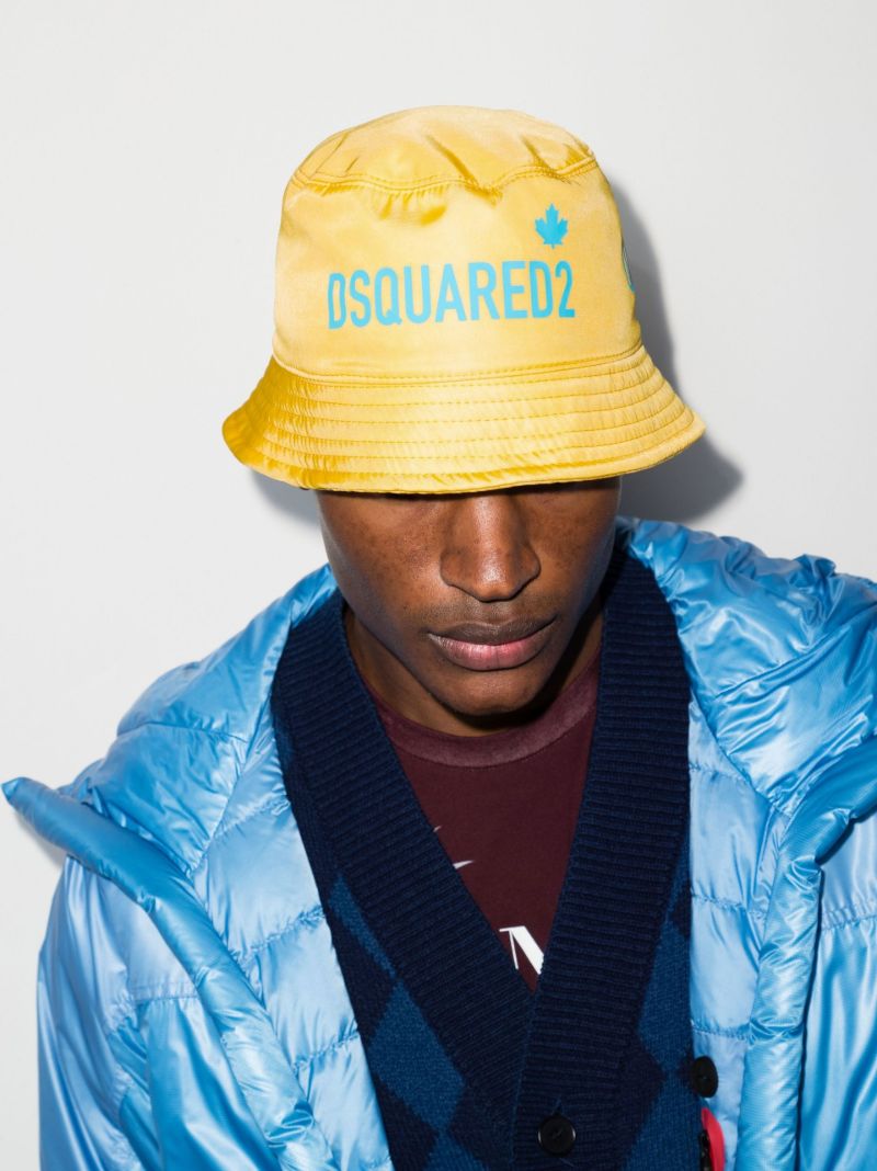 Yellow One Planet Bucket Hat